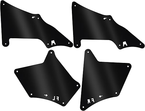 Miniatura 7 de ECOTRIC Protector contra salpicaduras compatible con Toyota 4 Runner 2003-2022 2007-2014 FJ Cruiser 2003-2020 Land Cruiser 2003-2020 Lexus GX460