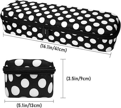 Miniatura 5 de LVKAYCE Estuche rígido de transporte para cepillo secador de pelo Revlon Original 1.0Plus 2.0, bolsa de almacenamiento de viaje portátil compatible