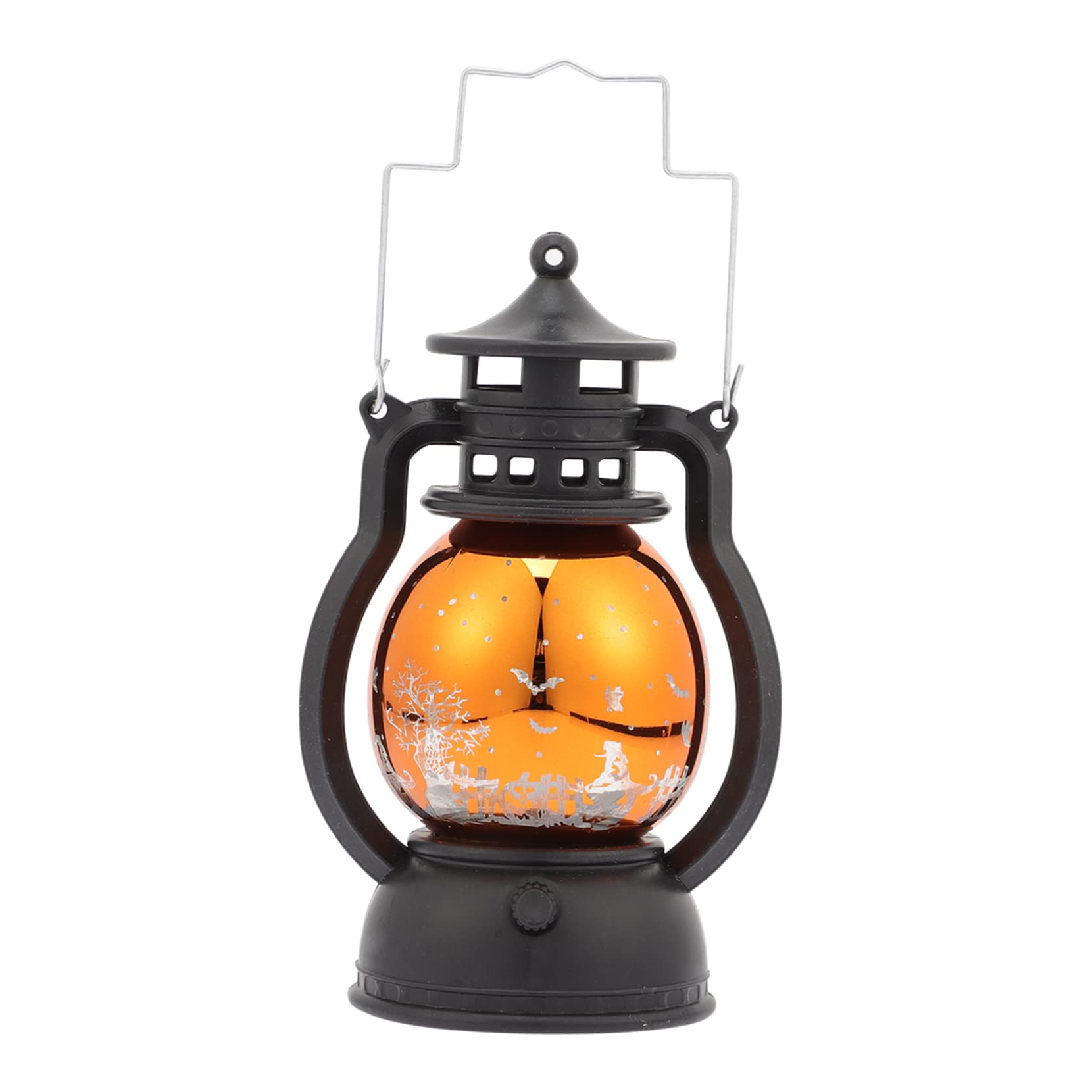 Artibetter LED Kerosene Lamp Vintage Halloween Pumpkin Decoration Retro Style Desktop Light for Home Party Fall Decor Chic Design with Festive Atmosphere Friends