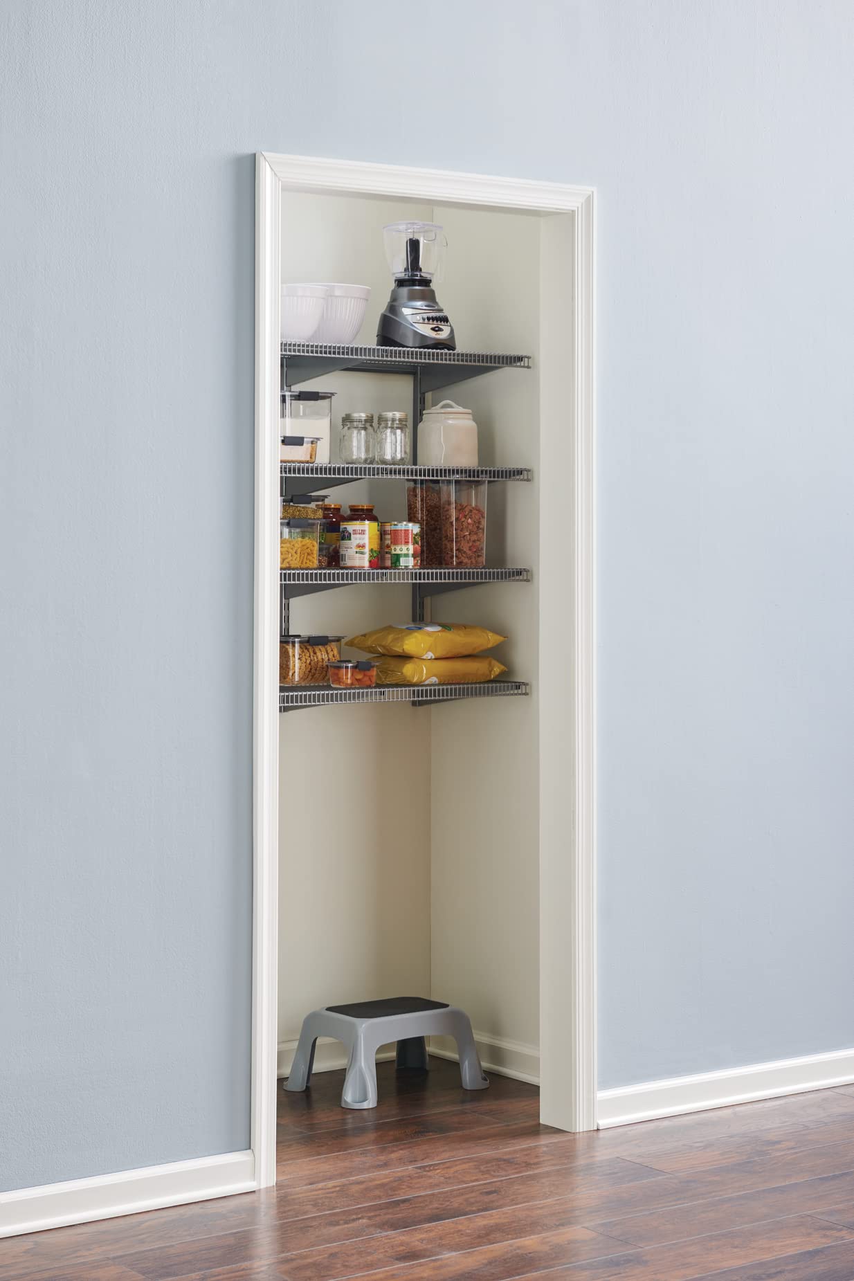 Rubbermaid Zestaw do przechowywania spiżarni, srebrny