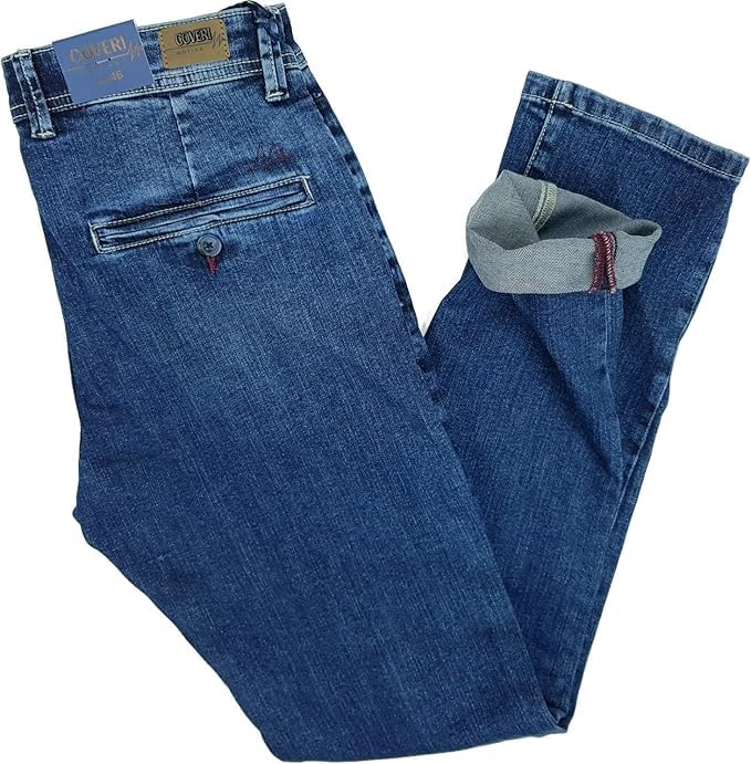Coveri Jeans Uomo Slim Fit Elasticizzati Tasca America 46 48 50 52 54 56
