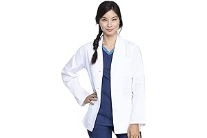 Dickies Gen Flex Work Uniforms Women's 28" Poplin Nursing Lab Coat