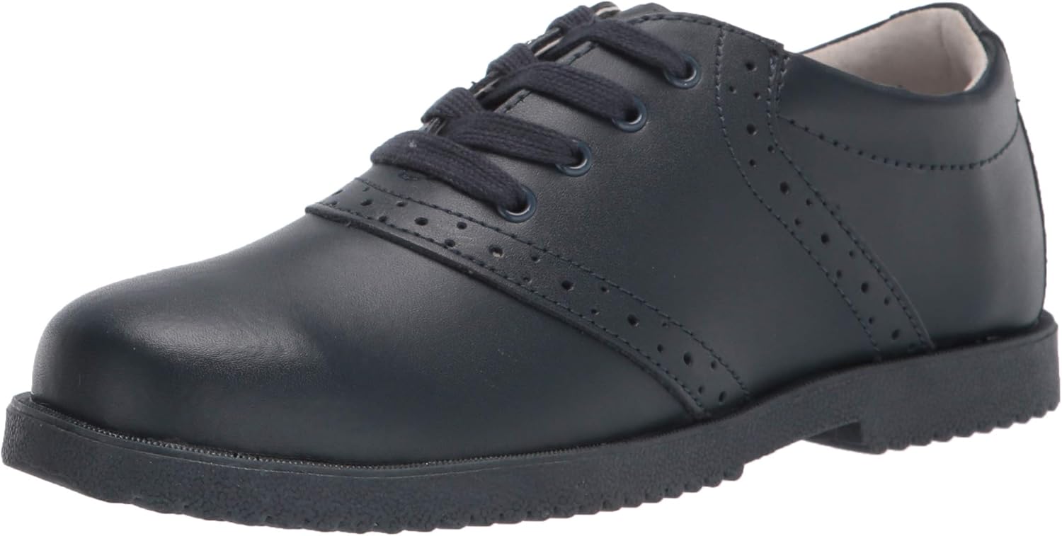 Academie Gear womens School Oxford, Navy, 7.5 US