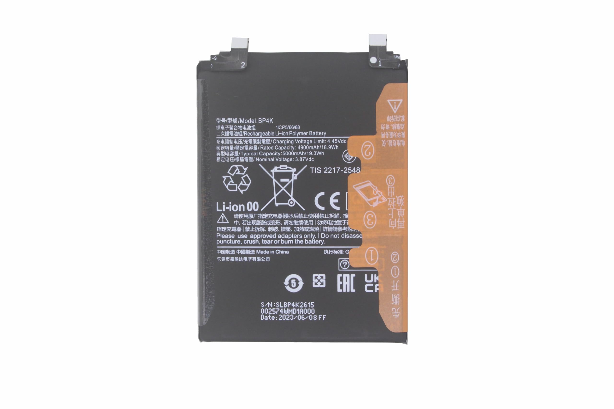 Batterie D'origine Pour Xiaomi Redmi Note 12 Pro Plus Note12T Note 12 12s Ultra /Mi Poco X5 Pro BP4A BN5D BN5M BN5J BP4K BP4J BP4H