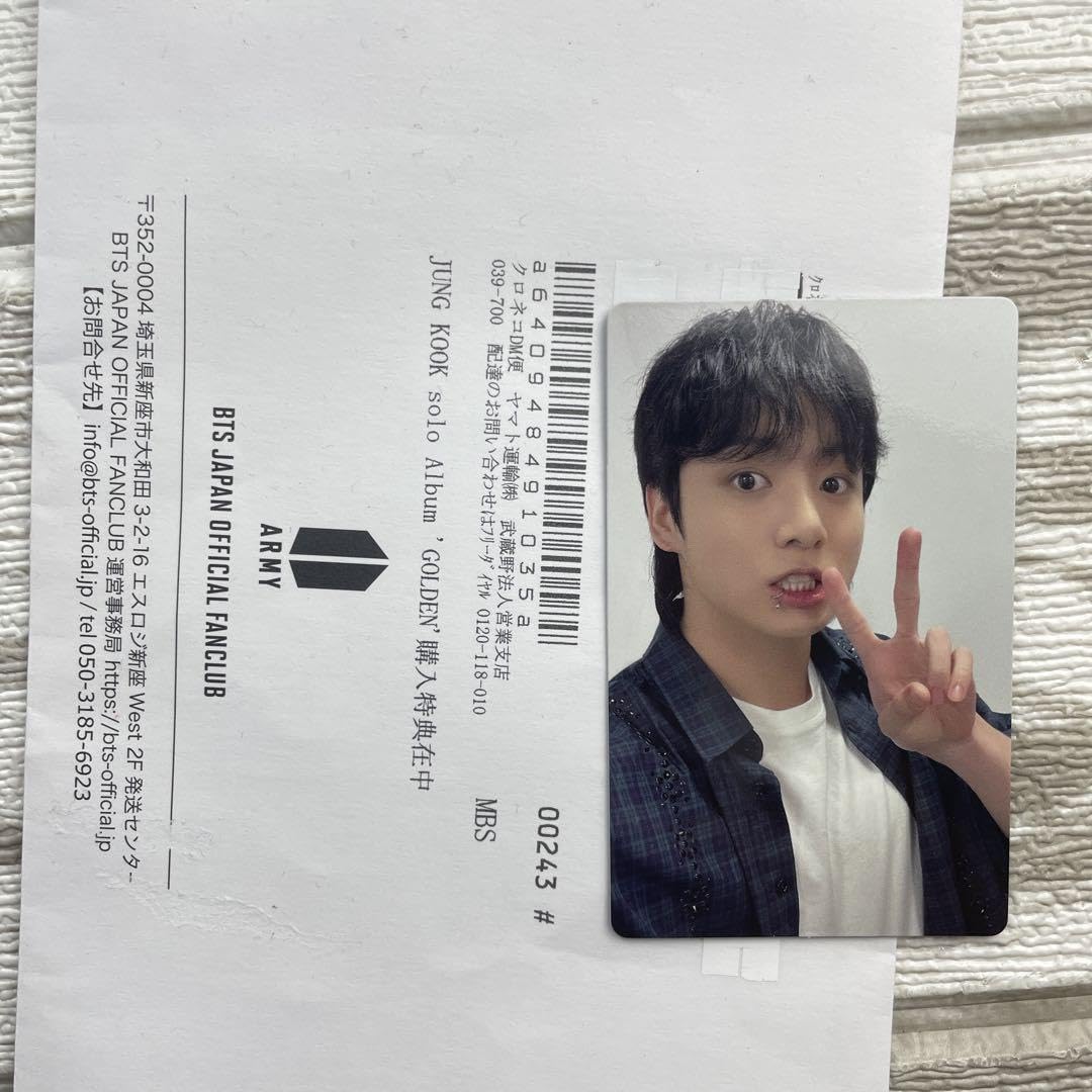 限定品】ジョングク トレカ JPFC Golden 特典