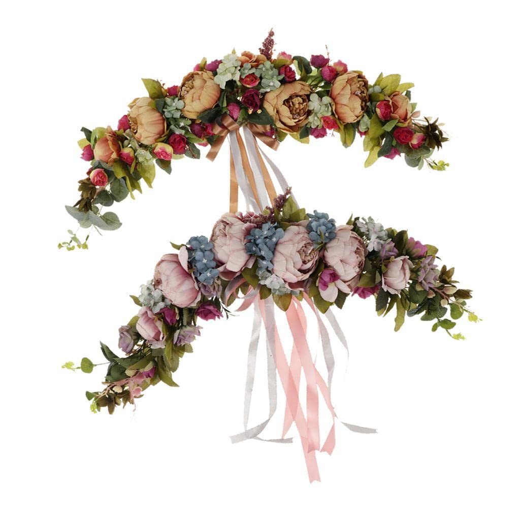 Künstliche Girlande Als Hängedekoration für Tür, Und Hochzeit (65 cm Türsturz), A