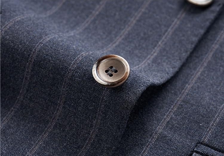 Men’s 3 Piece Slim Fit Formal Suit Set with Pants Vest Business Tuxedo for Wedding Prom Graduation Dinner(XXXX-Large)2