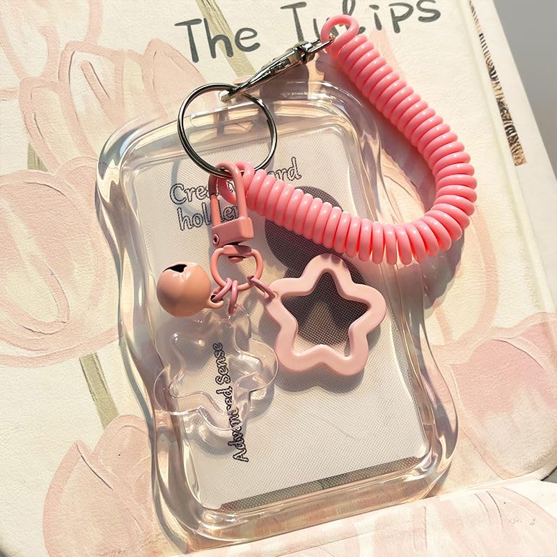 Porta-cartões fotográficos, porta-cartões, capa de cartão, onda, estrela, acessórios para cartões de identificação de ônibus, cartões de crédito, homens e mulheres