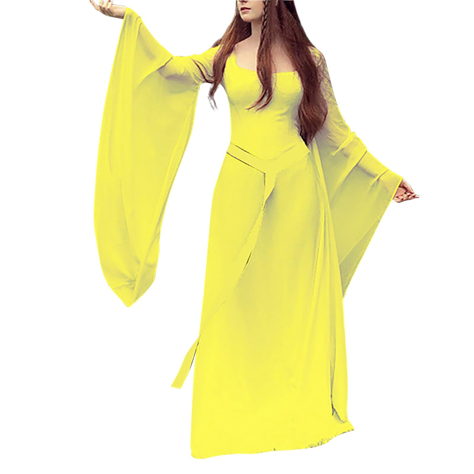 Robe médiévale de Renaissance chic et élégante FNKDOR - 6