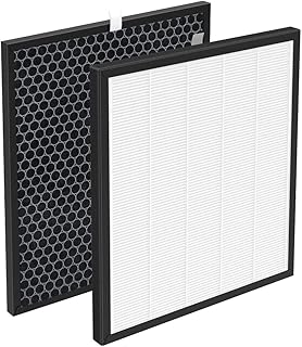 LV-PUR131 Filter Replacement, H13 True HEPA Filter for LEVOIT Air Purifier LV-PUR131, Activated Carbon Filter Set Compatible with LEVOIT LV-PUR131S, LV-PUR131-RF