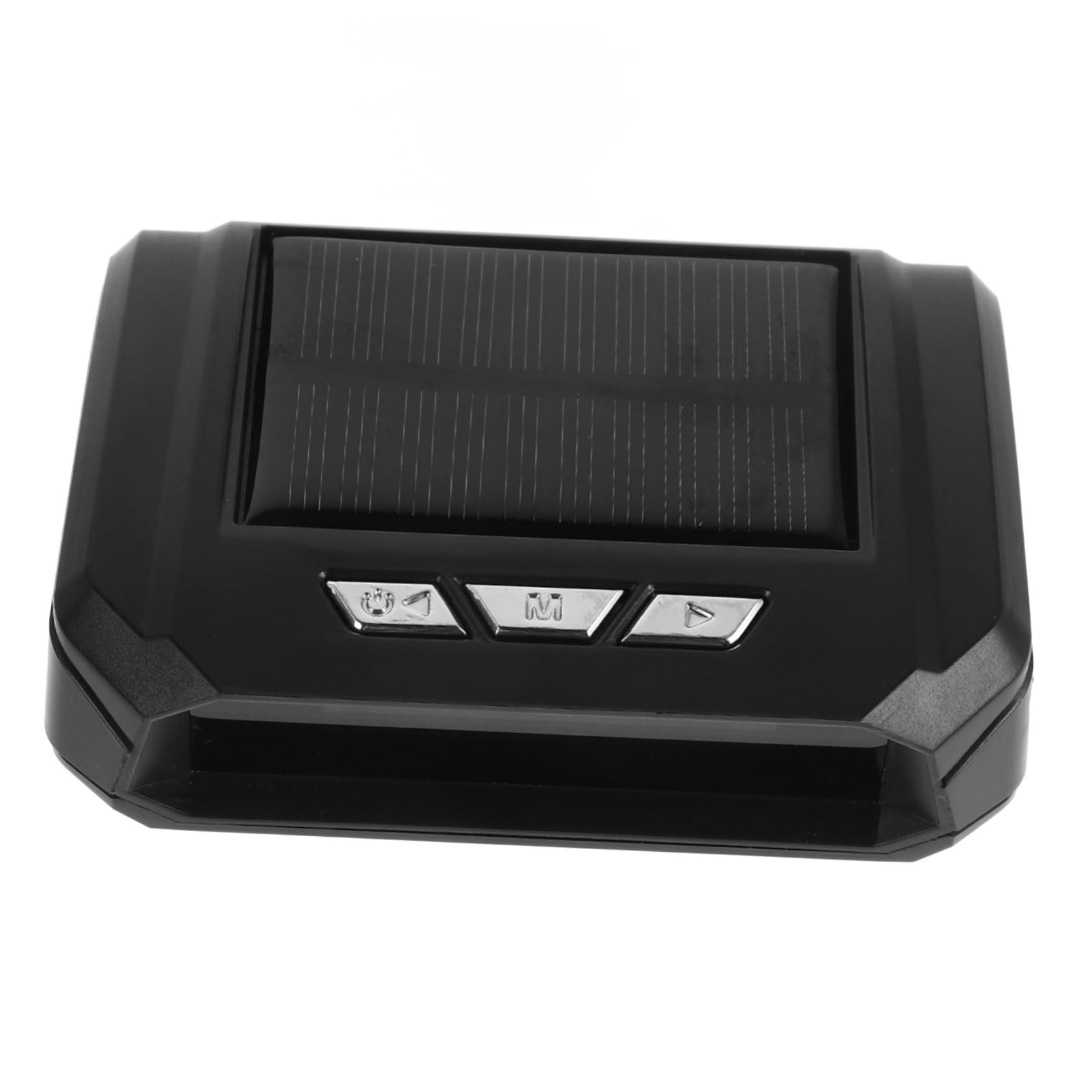 Cabilock Reloj Digital Con Pantalla De Temperatura Para Coche 3 Unidades Con Fecha Solar Sencillo Para Salpicadero Multidigital Pequeño Para Camión Abs Color Negro