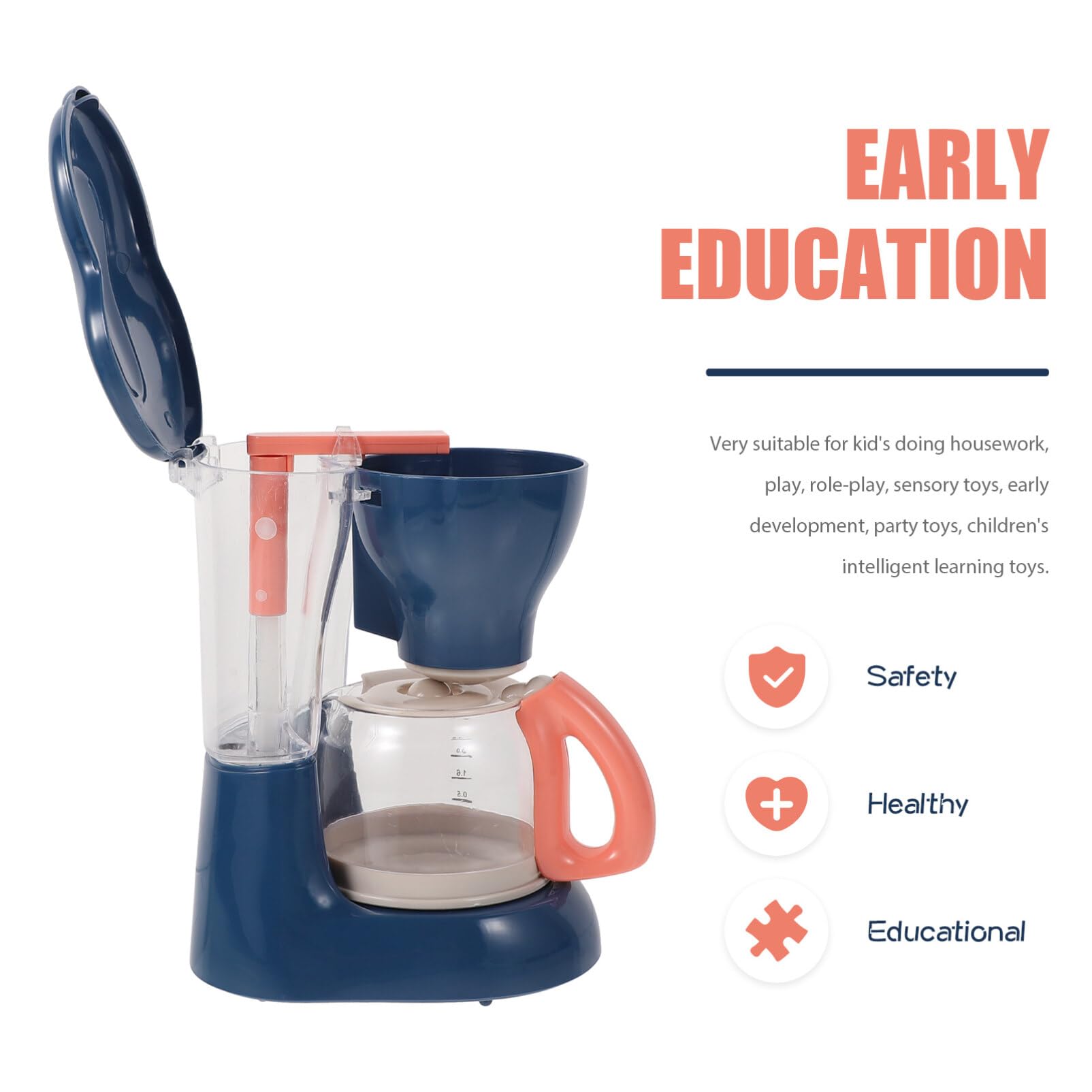 Juguete Cafetera Aparatos de Cocina Simulación Acción Diversión Cocina Mezclar Juguete 6