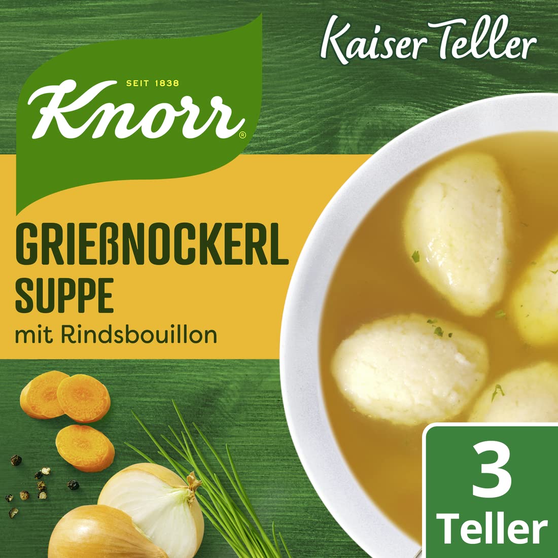 Knorr Kaiserteller Griessnockerlsuppe, 14x62g