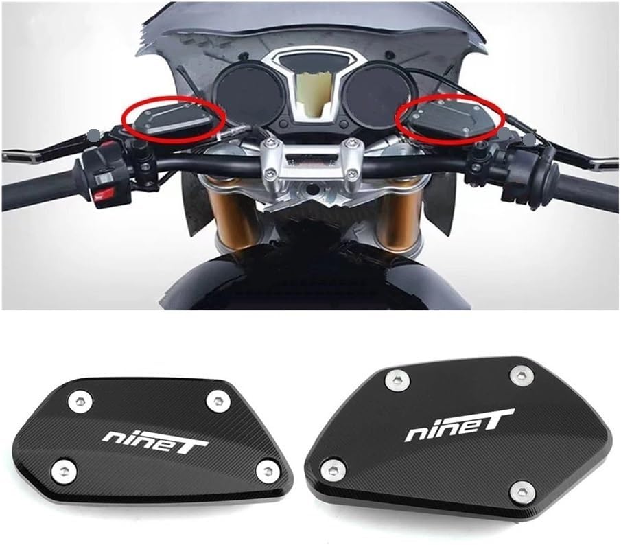 Brake Master Cylinder Cover Motorcycle Accessorie CNC Aluminum Front Brake Clutch Fluid Reservoir Cover Cap for R NINET RnineT 2013-2016