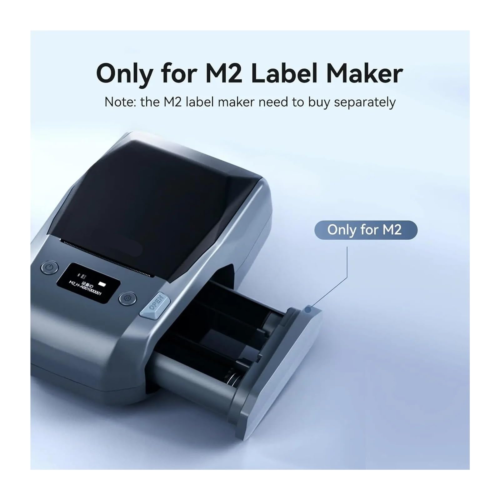 Nastro a trasferimento termico compatibile for Niimbot M2 Nero Bianco Rosso