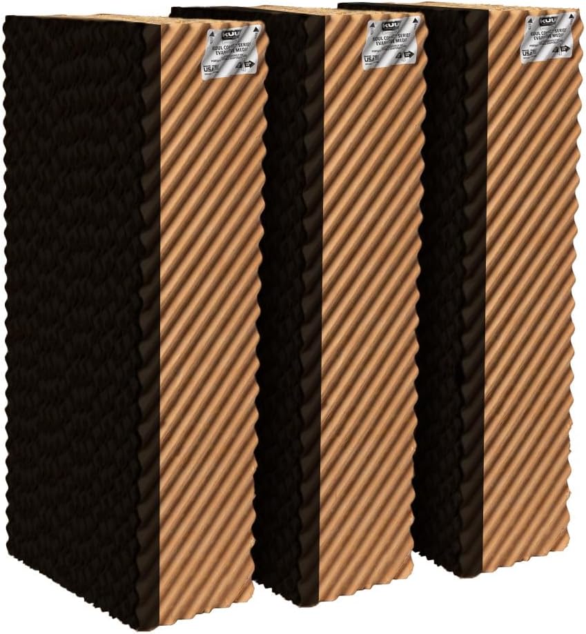 Portacool PACHTB140K HydroTek™ Replacement Media Set for Portacool Cyclone 140, Brown/Black, 1 Set