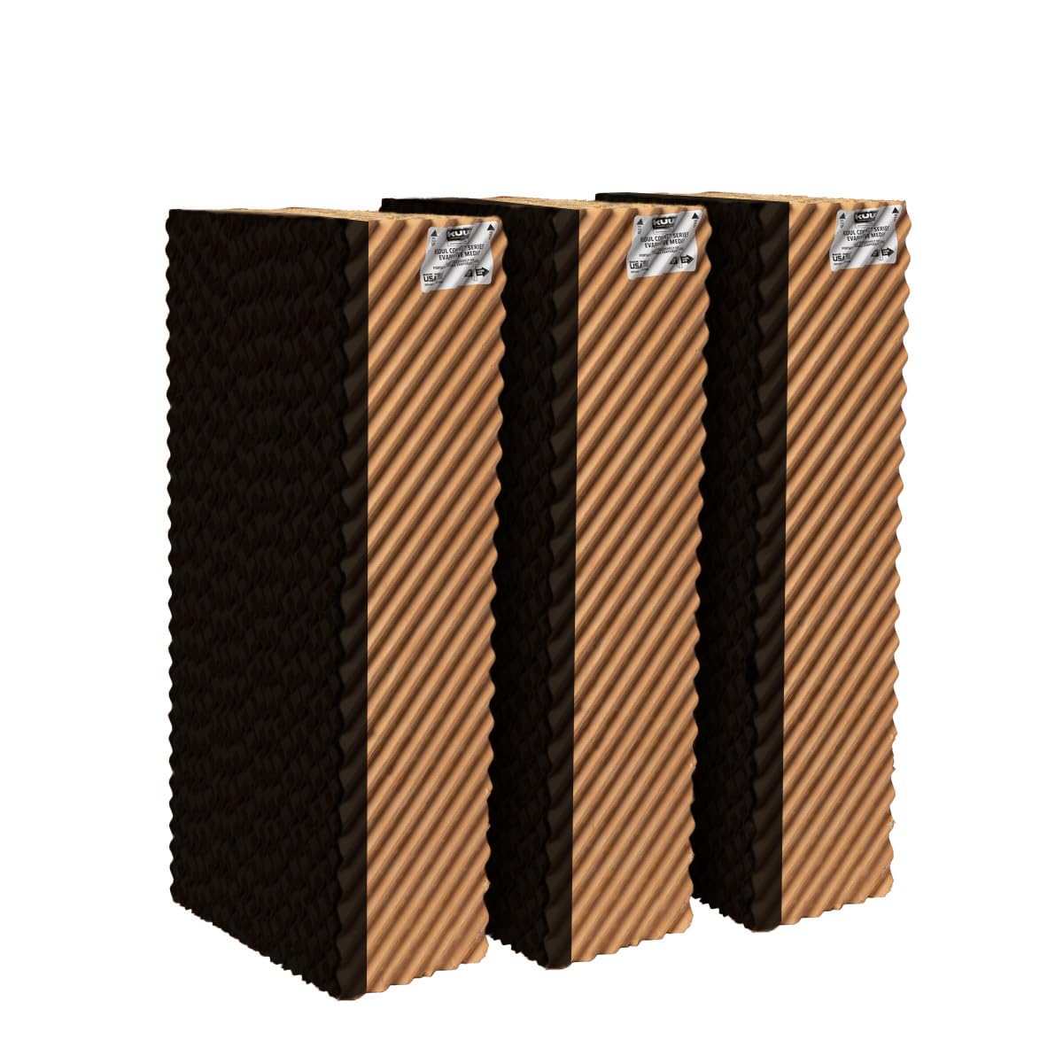 Portacool PACHTB140K HydroTek™ Replacement Media Set for Portacool Cyclone 140, Brown/Black, 1 Set