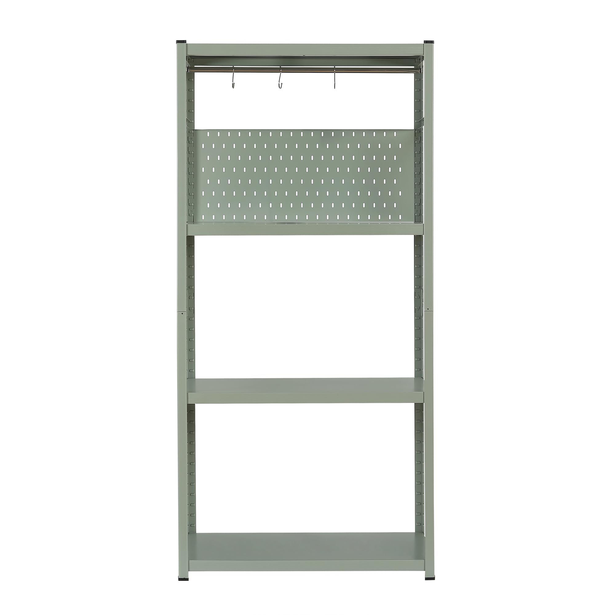 Amazon｜スチールラック 幅80cm 耐荷重400kg 5段 可動棚 分割可能 奥行