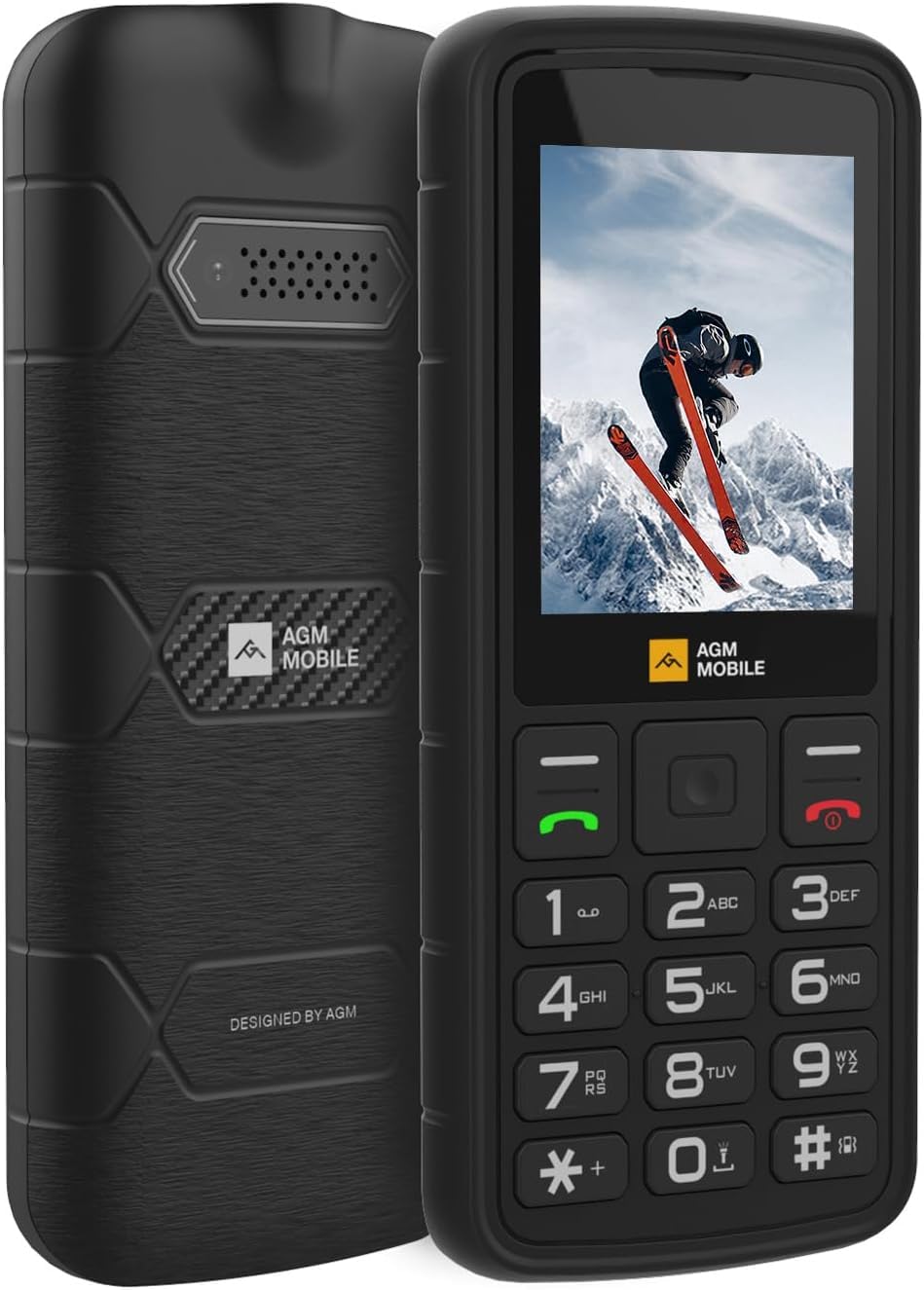AGM M9 4G Téléphone Portable Robuste IP68/IP69K 3 Slot SIM Radio FM 1200mAh