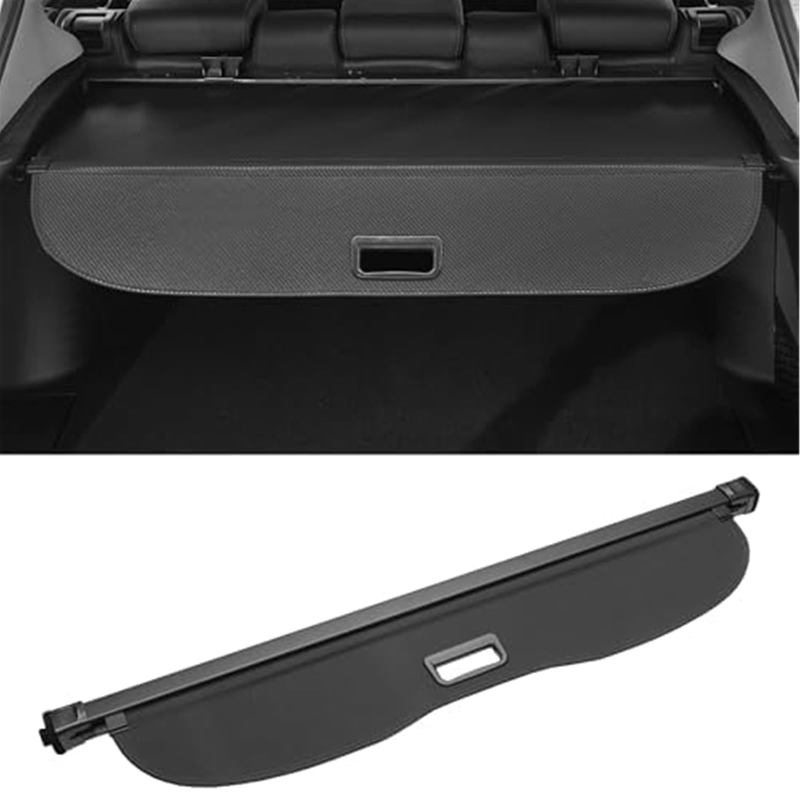 fhjwqronte Cargo Area Storage Rack Car Trunk Retractable Cargo Cover, for Ford, for Kuga Mk2