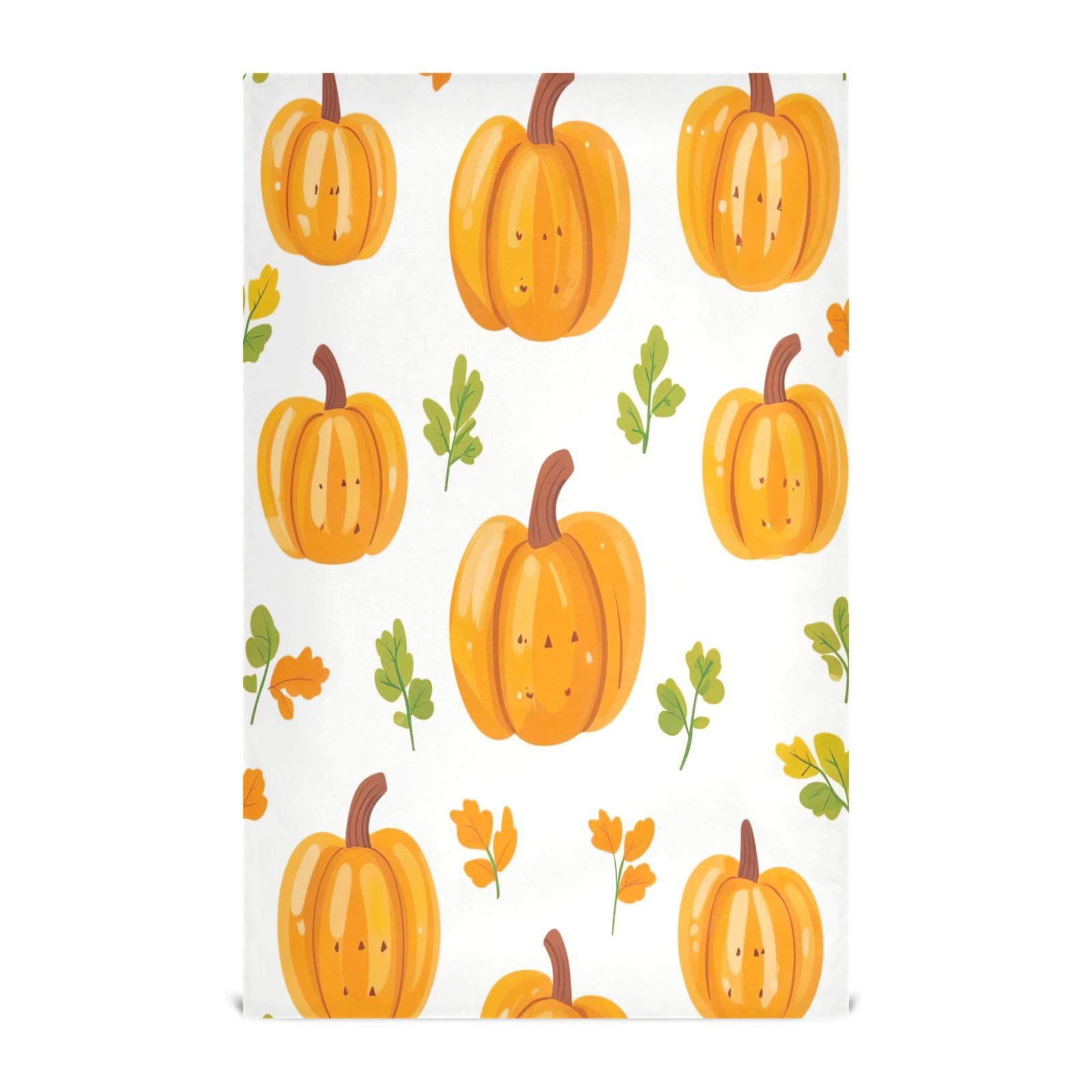 STAYTOP Halloween Pumpkin Kitchen Dish Towel Set,1Pcs Drying Kitchen Towels Tea Towels Gift Set for Drying Cleaning Cooking Baking