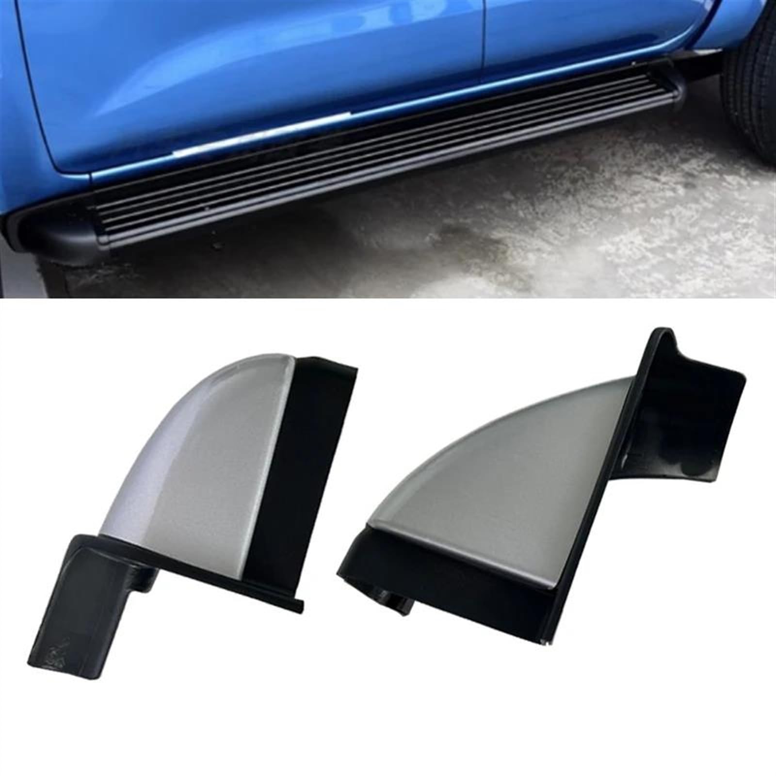 Faldón Lateral Tapa De Estribo Lateral para Nissan para NAVARA D23 NP300 2015 2016 2017 Accesorios para Estribos Piezas De Repuesto Car Side Faldón(Rear Right)