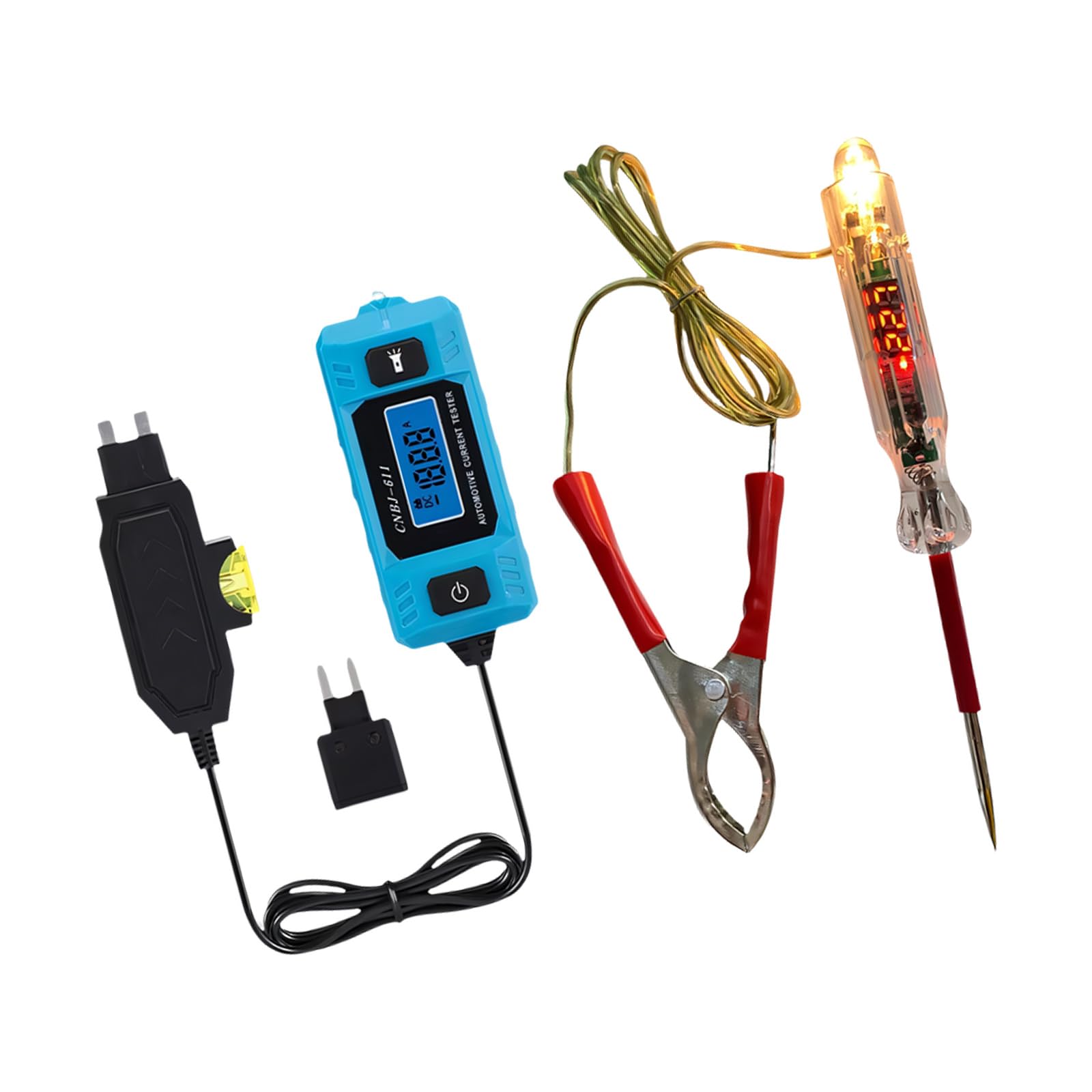 Osniyaw Car Circuit Fault Probe Tester, Digital Voltage Detector Pen Set For Electric Diagnostic Tool For Cars, Car Probe Tester, Digital Detector Pen For Car Diagnostics