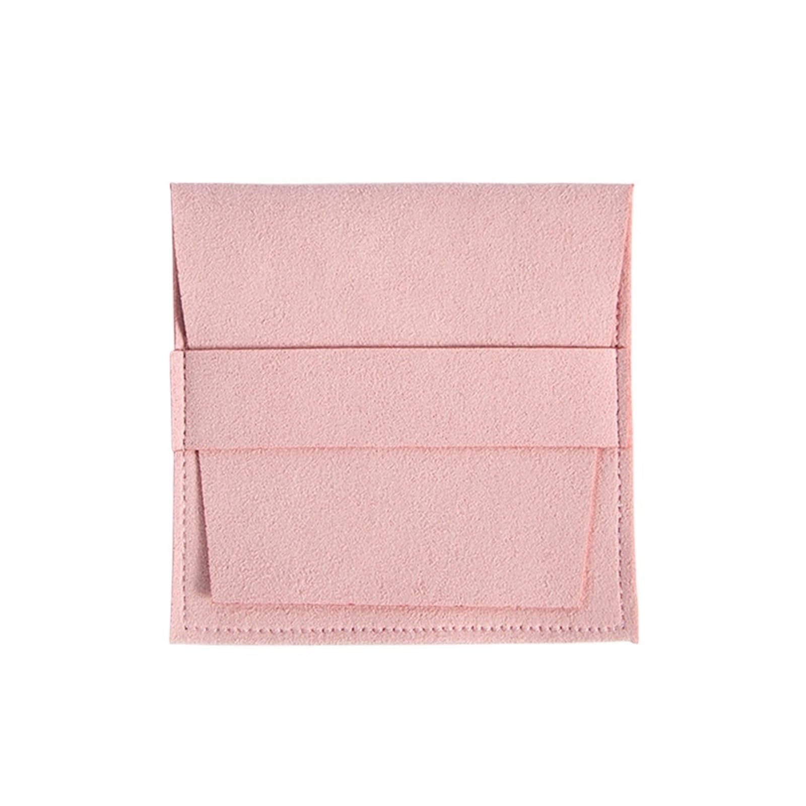 Cidegoo 5Pcs 8x8cm Microfiber Velvet Jewelry Pouches for Necklace Gift Bags