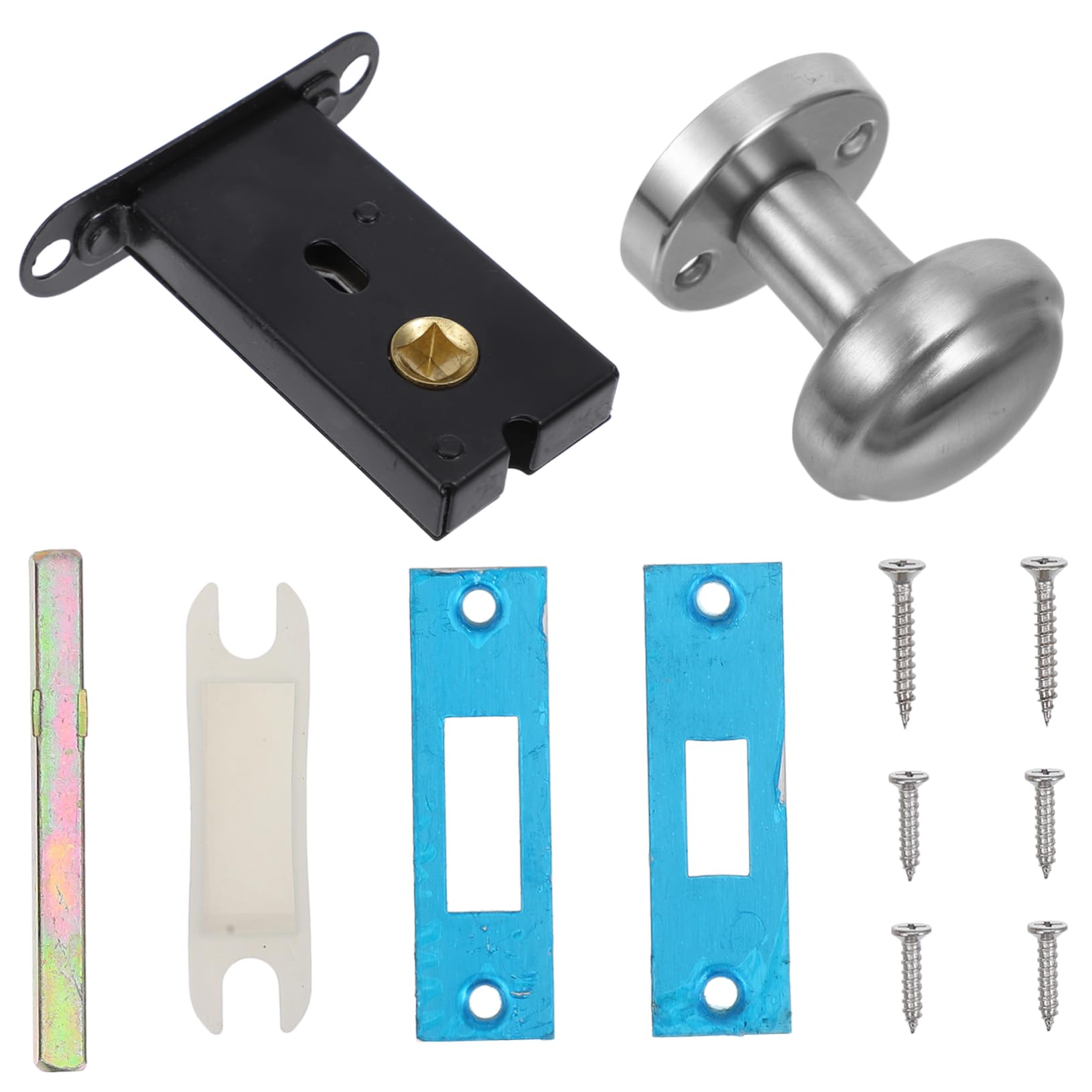 Bouton de porte en acier inoxydable avec serrure intérieure de confidentialité