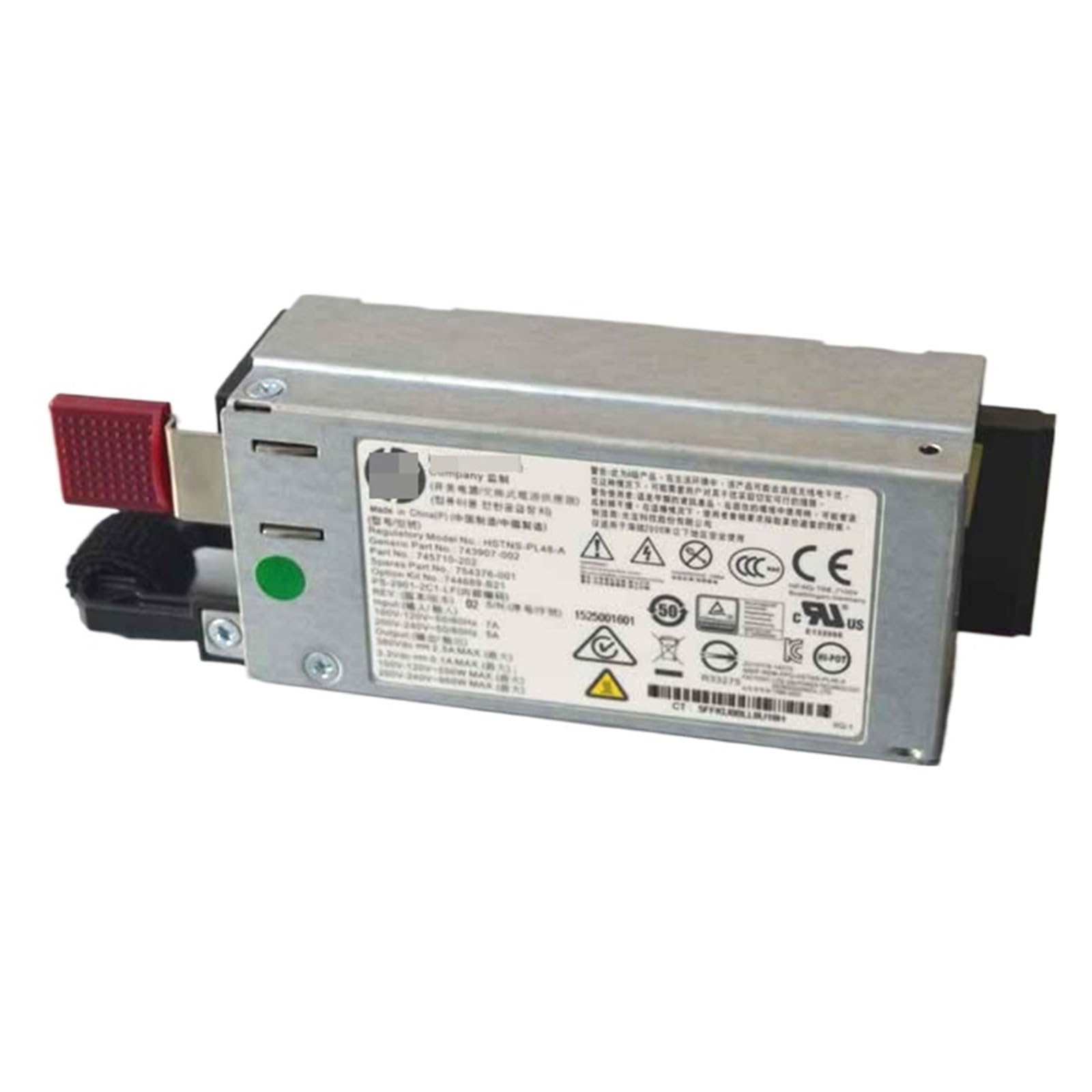Alimentation DL180G9 950 W 744689-B21 HSTNS-PL48-A