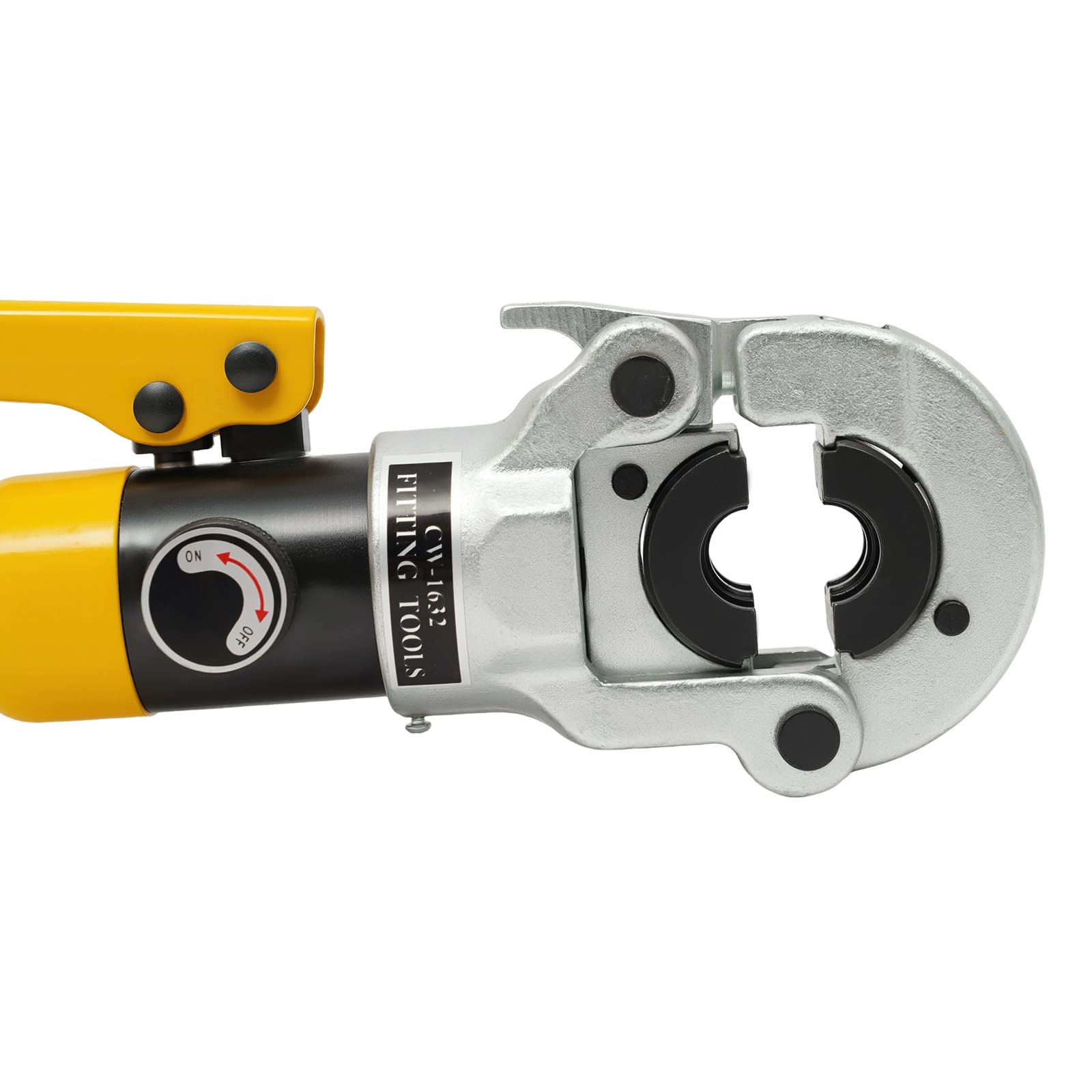 Alicates Prensadores de Tuberías 8T, Crimpadora Hidráulica Multicapa TH16-32mm, Mordazas de presión con Cabeza 360° Giratorio, para tubos compuestos y accesorios TH perfil crimpadora de tuberías