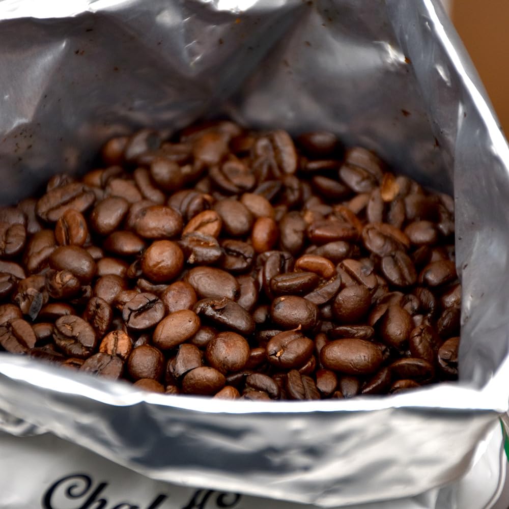 Chalet Ciro 1952 | Caffe in Grani | Caffè in Chicchi Selezionati | Tostato e Torrefatto in Italia | Eccellenza del Caffè Napoletano | (1 Kg, Miscela Terra Nostra) (Confezione da 2)