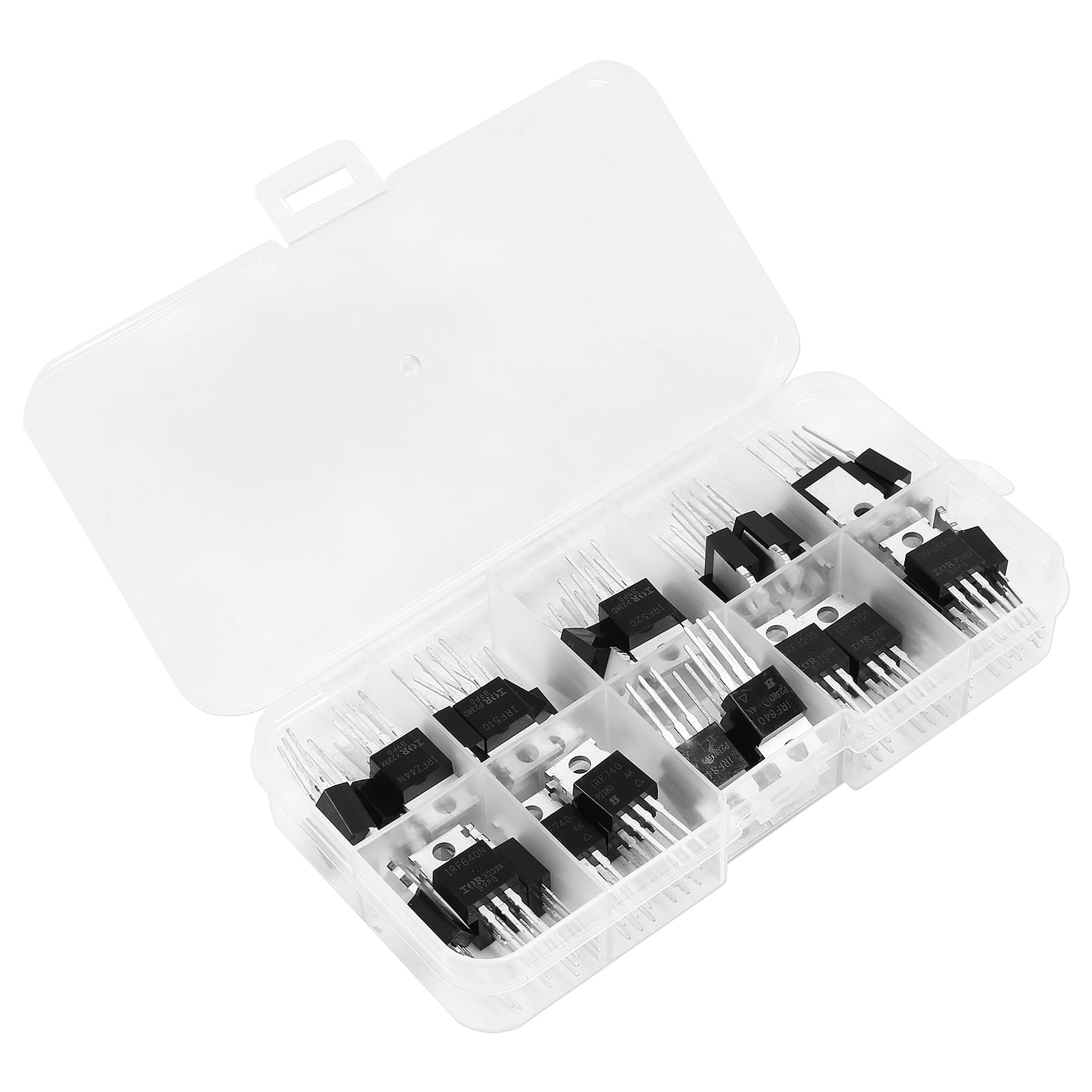 Snapklik.com : 10 Values 50 PCS MOSFET Kit, IRFZ44N IRF510N IRF530N