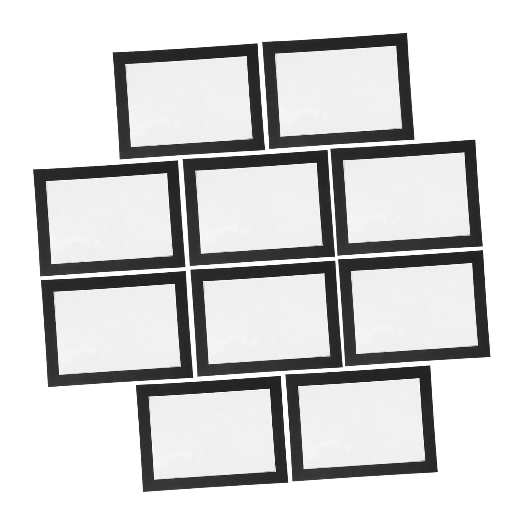 HEALLILY 12pcs Kids Art Display Frames Cardboard Craft Frames for School Display Craft for Kids Art