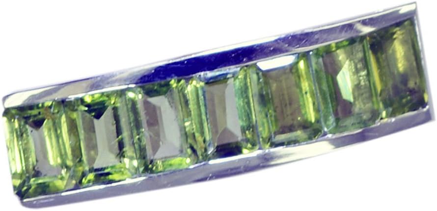 Green Gorgeous Real Peridot Necklaces 925 Silver Pendant for Girls Gifts Birthstone Charms