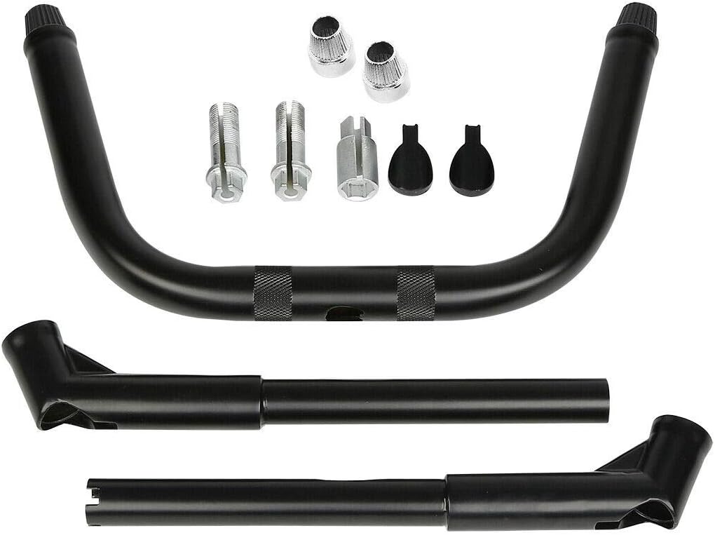 Green-L Adjustable 10" Rise 1-1/4" Handlebar Bar Fit for Harley Heritage Softail Fatboy Night Train