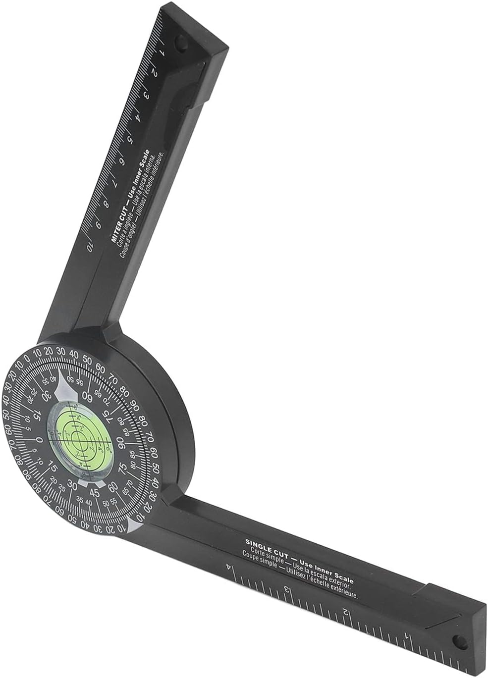 Miter Protractor, Engraved Scale Miter Saw Protractor Angle Finder Tool