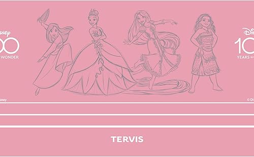 Miniatura 2 de Tervis Disney - Vaso aislado para fiesta de princesas, 20 onzas, acero inoxidable