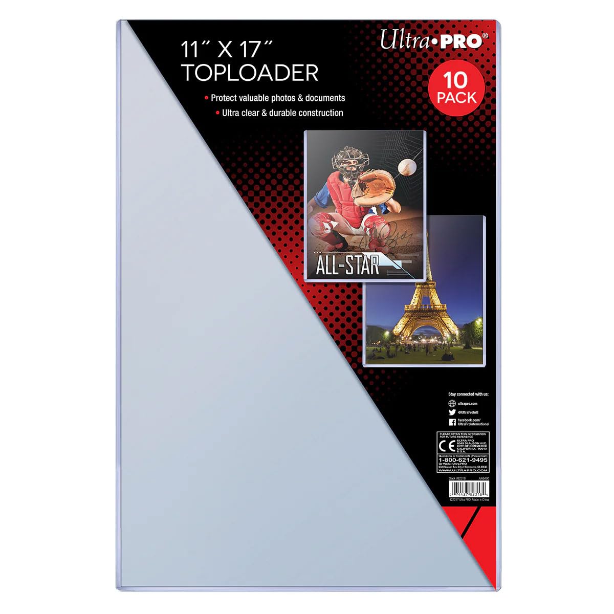 Ultra Pro 11x17 Toploaders (10 Pack)