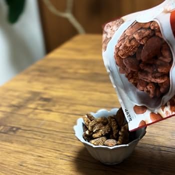 Amazon | 沖縄純黒糖ナッツ 85g/袋 × 10袋 ミツヤ さとうきび ぬ