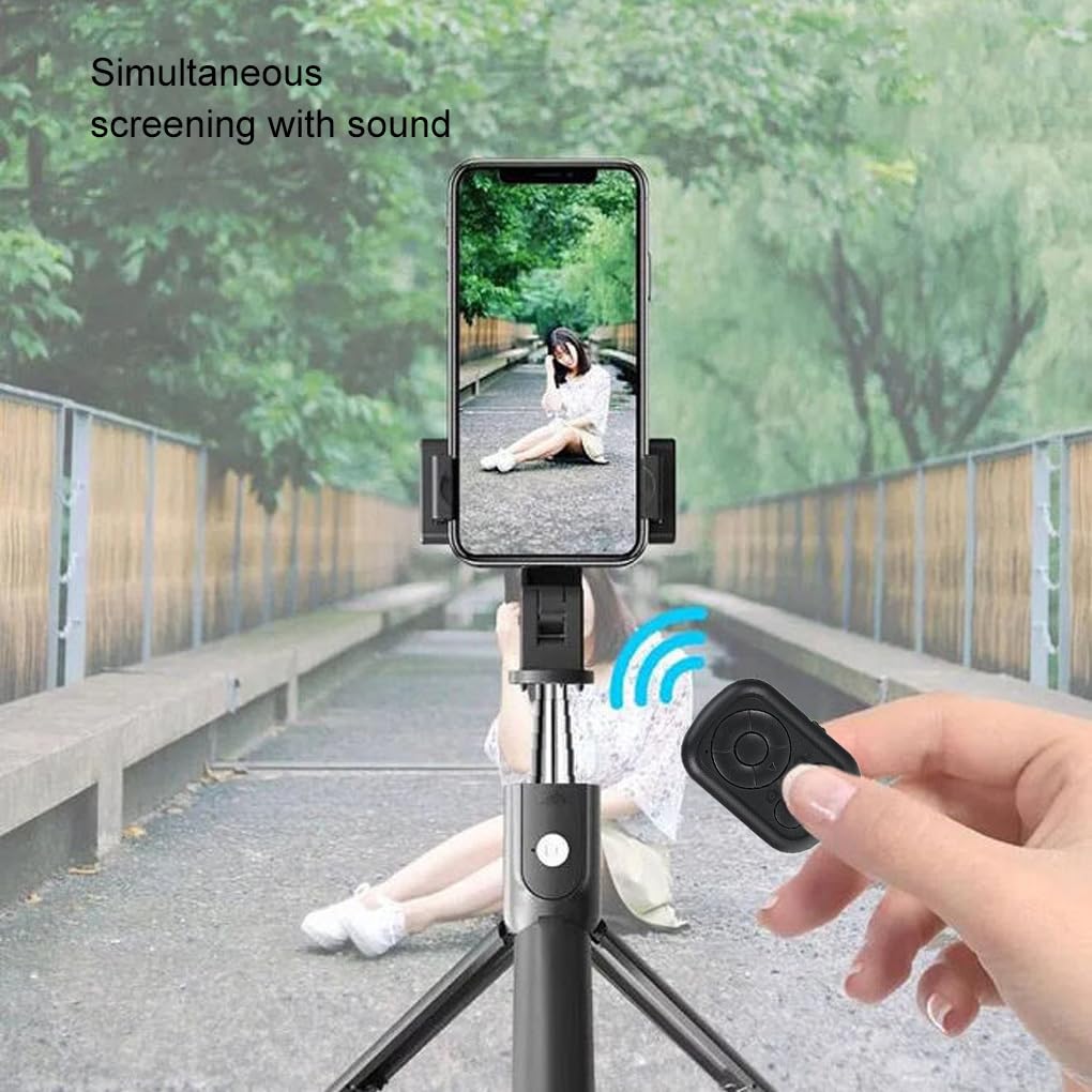 Posición Ajustable para composición a Larga Distancia, Pantalla para Selfie para teléfono, cámara ABS, Parte Trasera para, fácil de agarrar