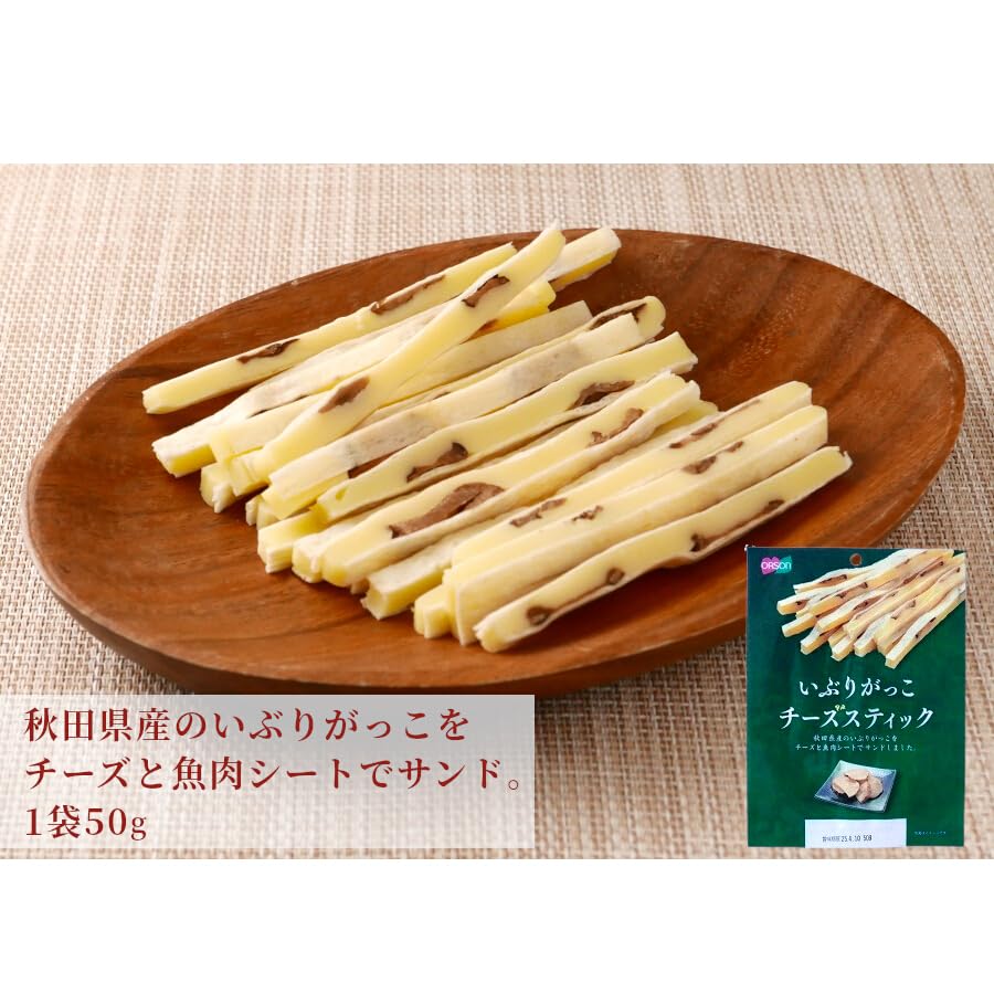 Amazon | チータラ × いぶりがっこ & 燻製数の子 2袋 セット チーズ入