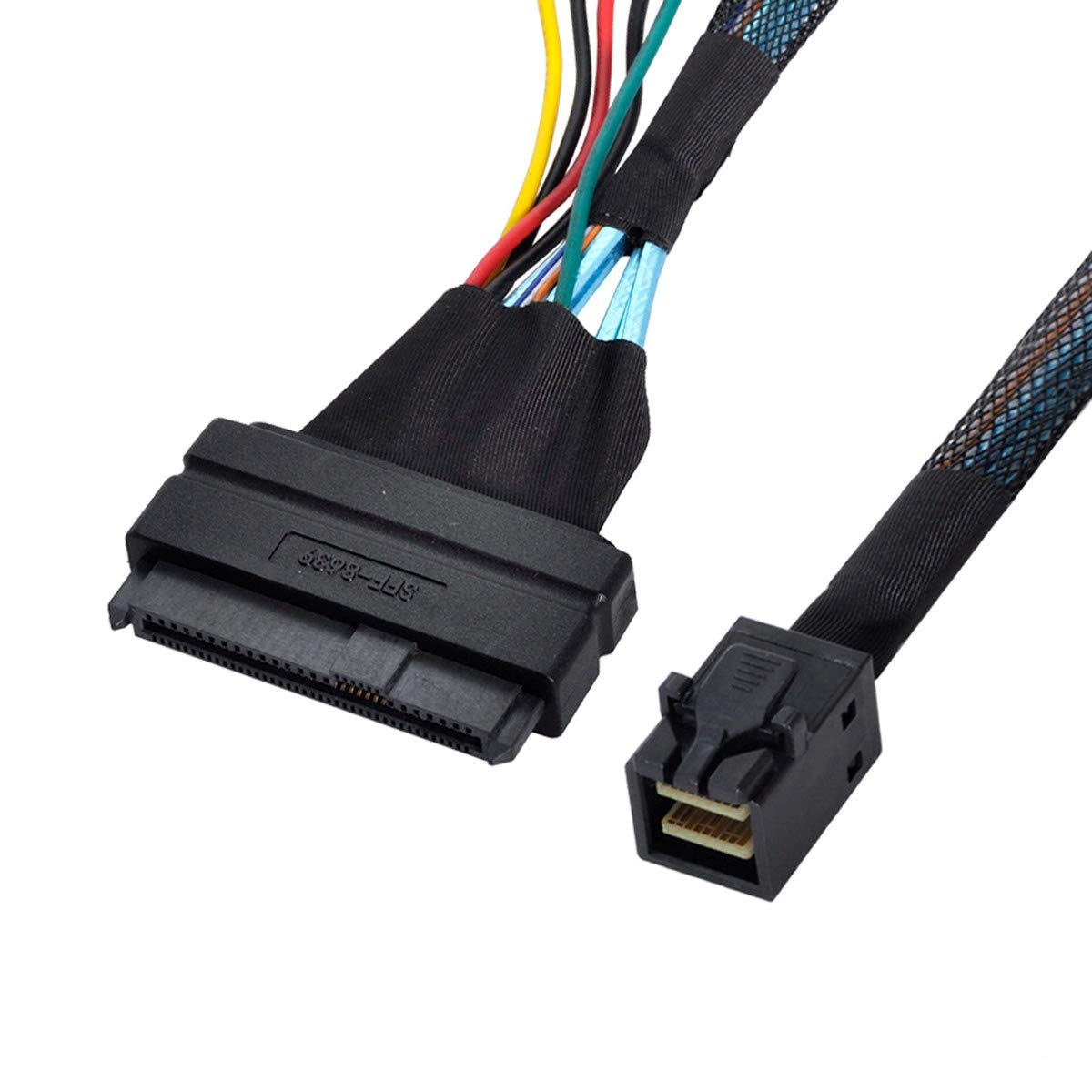 Cablecc U.2 U2 SFF-8639 NVME PCIe SSD Cable para Placa Base SSD 750 p3600 p3700 M.2 SFF-8643 Mini SAS HD
