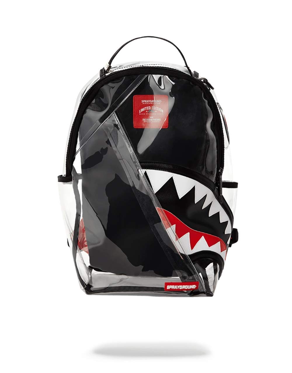 clear shark backpack