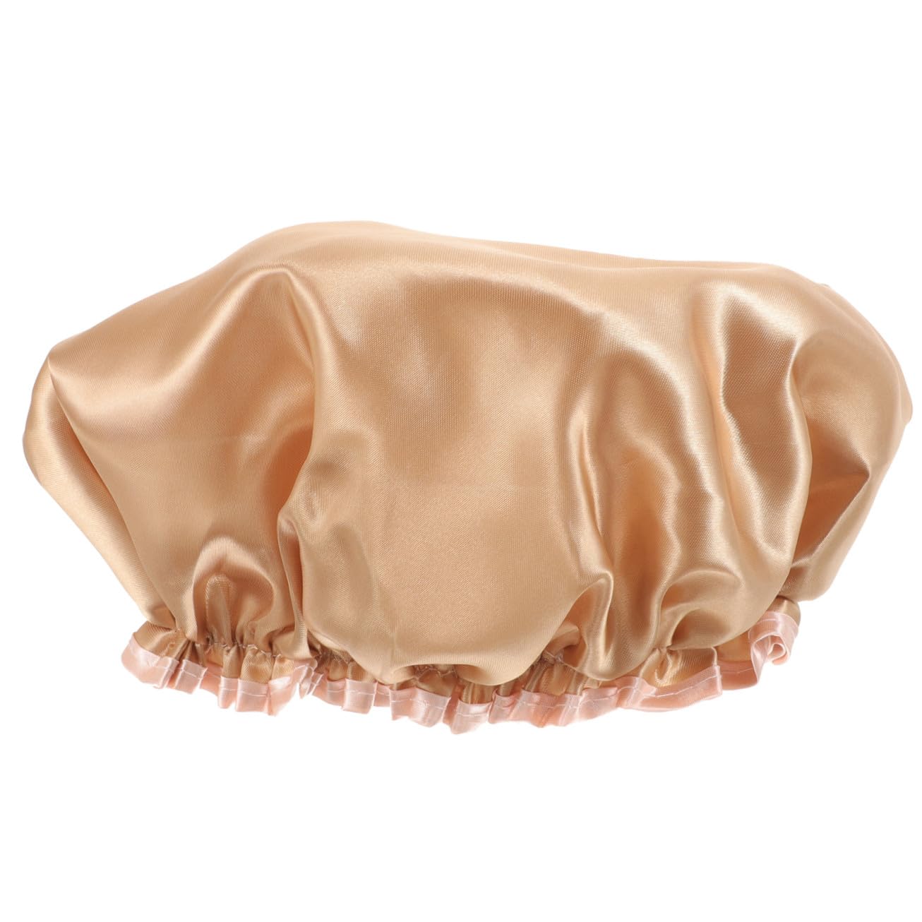 Healvian 4piezas Gorro De Ducha Reutilizable Para Mujeres Diseño Elástico Gorro Para Spa y Cocina Para Cabello y Rizado Champán