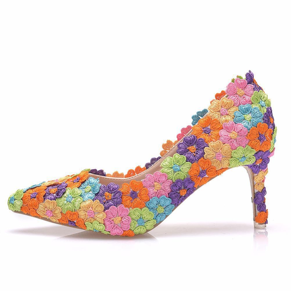 Per Donna Punta Chiusa Tacchi Alti Vestito Punta a Punta Matrimonio Décolleté Classiche Giornaliero Scarpe a Bocca Bassa Tacchi a Spillo