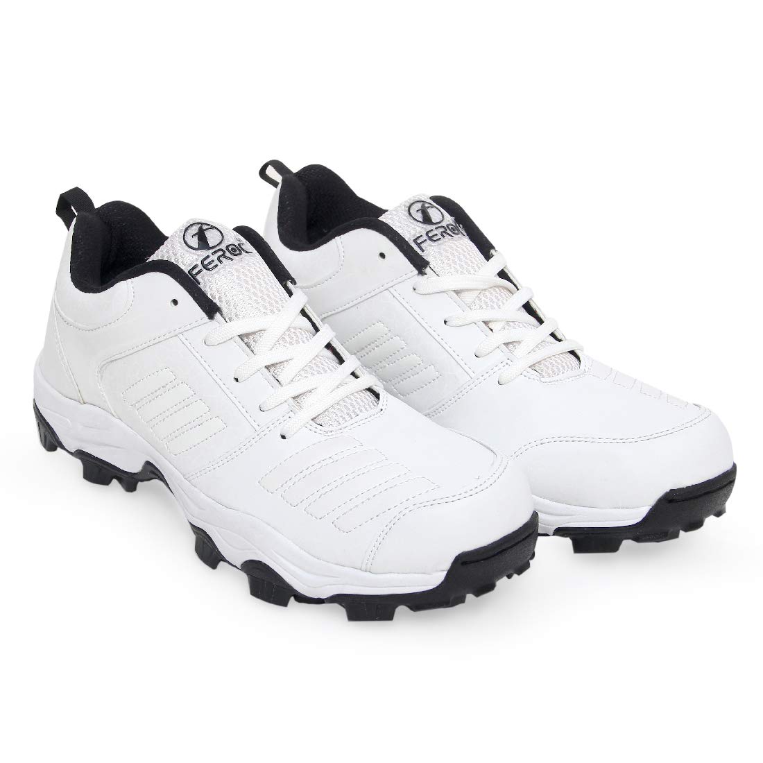 FEROC Blaster All White Cricket Shoes (8) 2