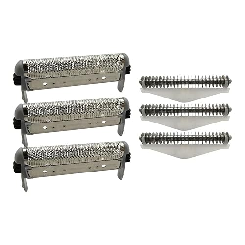 Juego de láminas y cortadores compatibles con Remington MicroScreen 3 TCT MS3-1000, MS3-1700, MS3-2000, MS3-2700