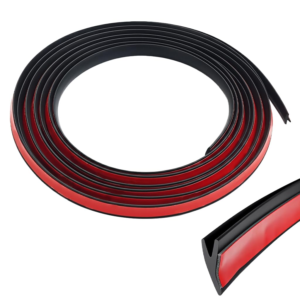 STHIRA® 4M/13FT Car Rear Windshield Weather Strip, Self-Adhesive Rear Window Seal Trim, Automotive Rubber Sealing Strip