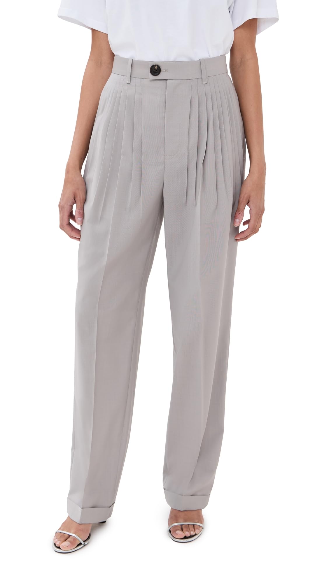 Peter Do Womens Jade Pleated Pants